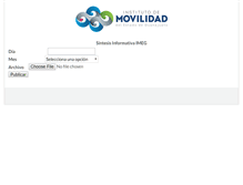Tablet Screenshot of dgtransporte.com